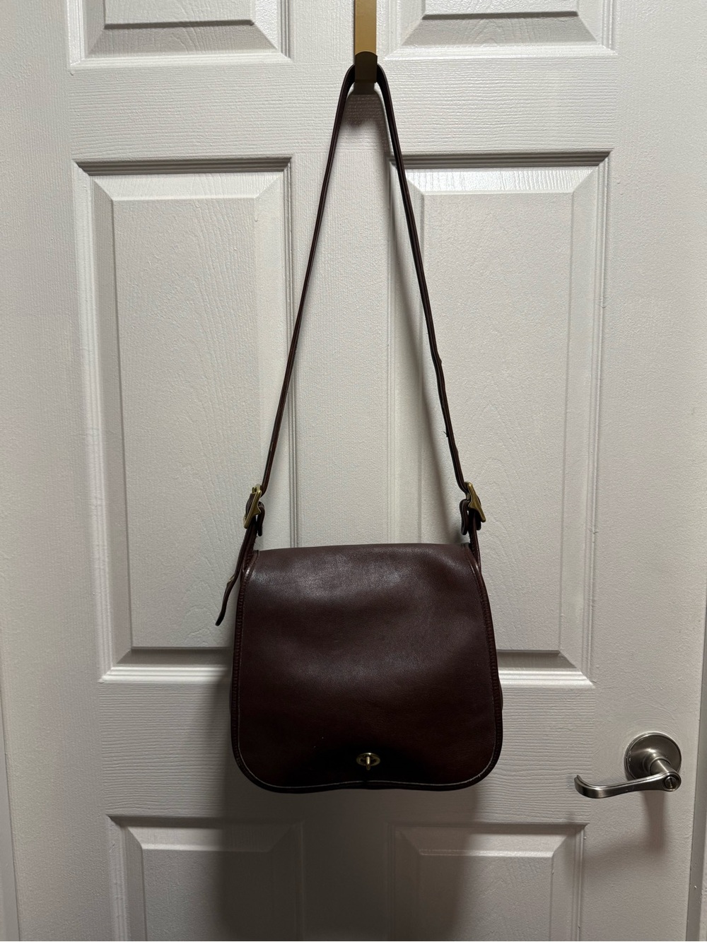 Beautiful vintage leather Coach purse chocolate brown - Picture 2 of 16
